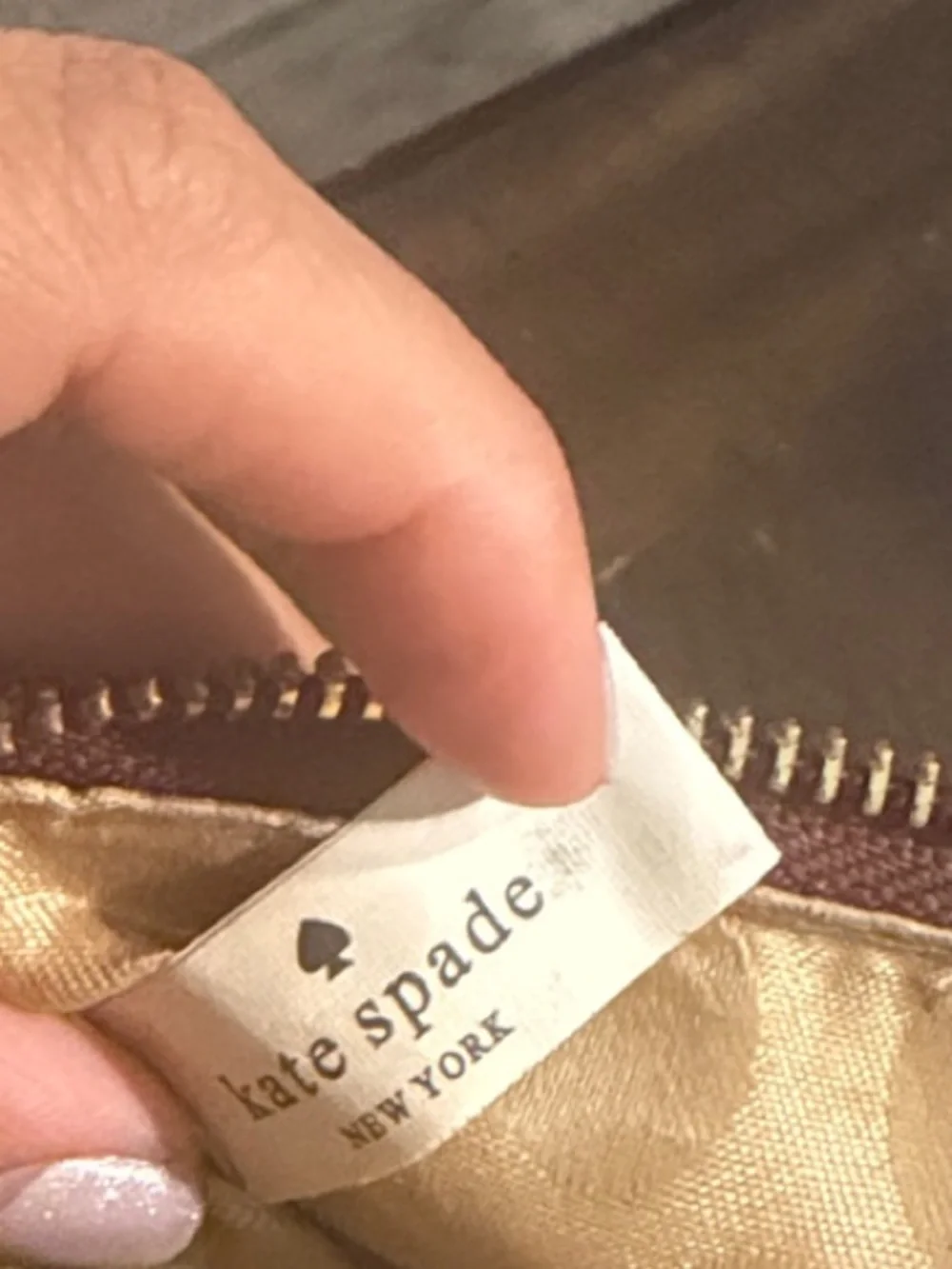 kate spade New York Plum Saffiano Crossbody